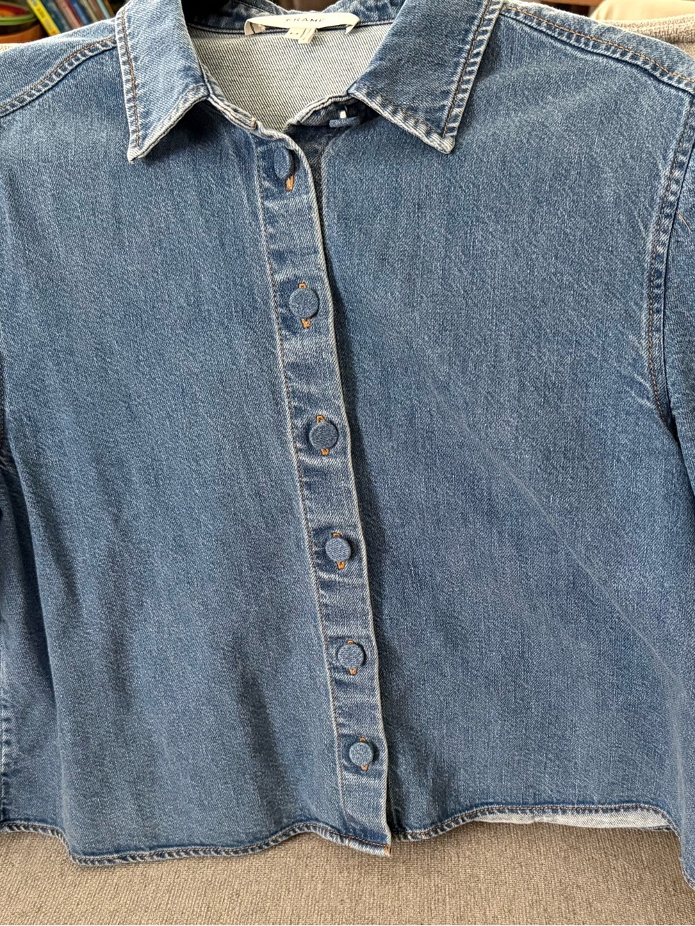 Frame Denim Billow Sleeve Shirt - Picture 3 of 4